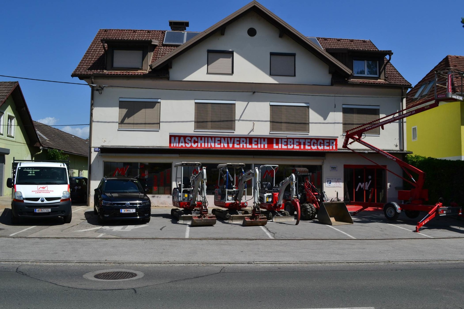 Fuhrpark des Maschinenverleih Liebetegger